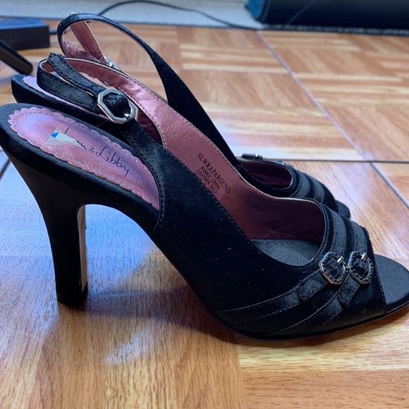 Donated Sam & Libby Sl Wraparound Slingback Heel W/ buckles - GUC 7 - Picture 5 of 8